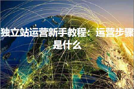 璺ㄥ鐢靛晢鐭ヨ瘑:鐙珛绔欒繍钀ユ柊鎵嬫暀绋嬶細杩愯惀姝ラ鏄粈涔? width=